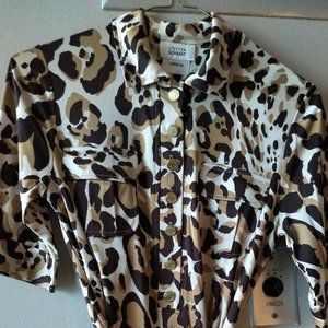 Steffen Schraut silk dress - size 34  animal print